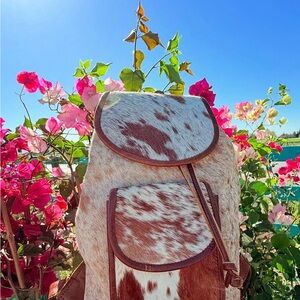 Cowhide backpack (new )